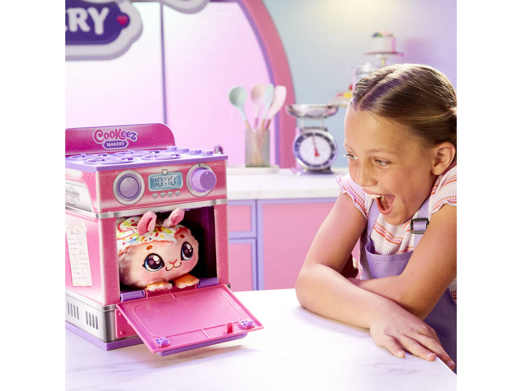 Cookeez Makery Horno Mágico Rosa con Peluche Sorpresa