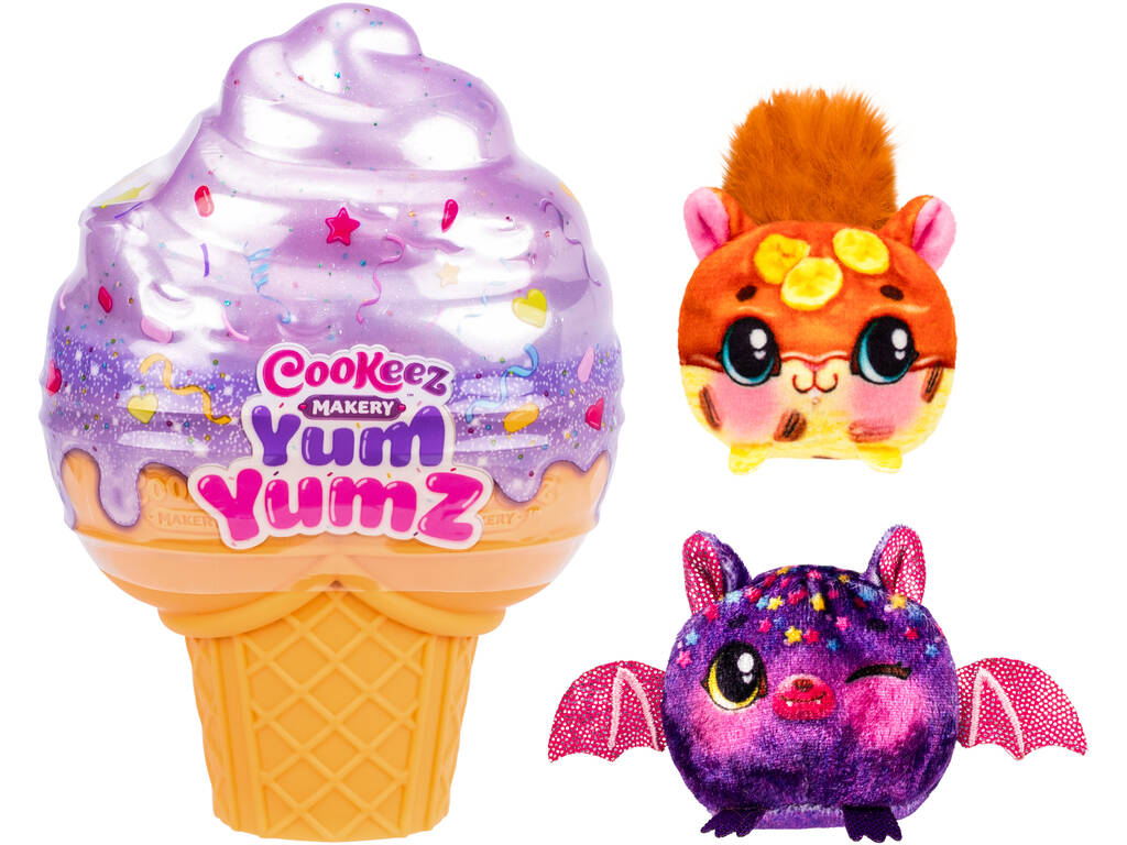 Cookeez Makery Yum Yumz Glace magique avec 2 peluches surprises