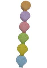 Jeu de 5 marqueurs  coquille empilables