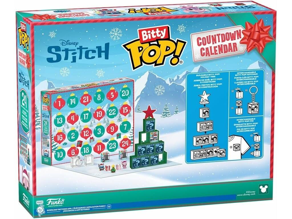 Funko Bitty Pop Calendrier de l'Avent Disney Stitch