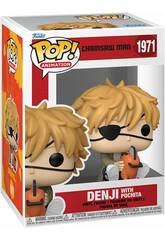 Funko Pop Animation Chainsaw Man Figura Denji com Pochita