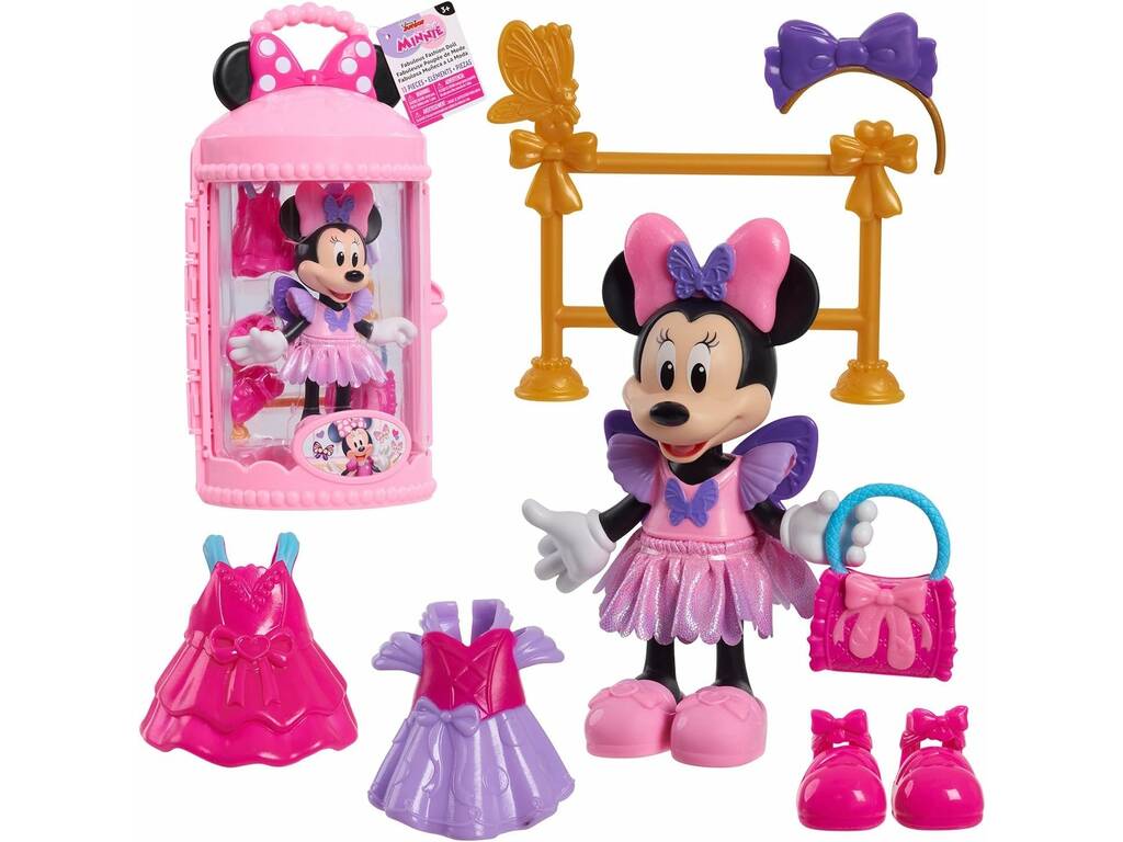 Disney Junior Minnie Fabuleuse Poupée à la mode de 15 cm