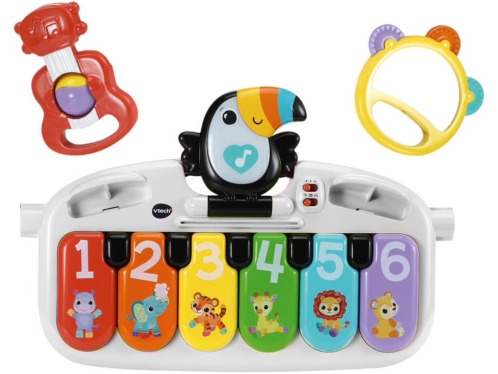 Vtech Baby Piano Multicolore Bande Musicale