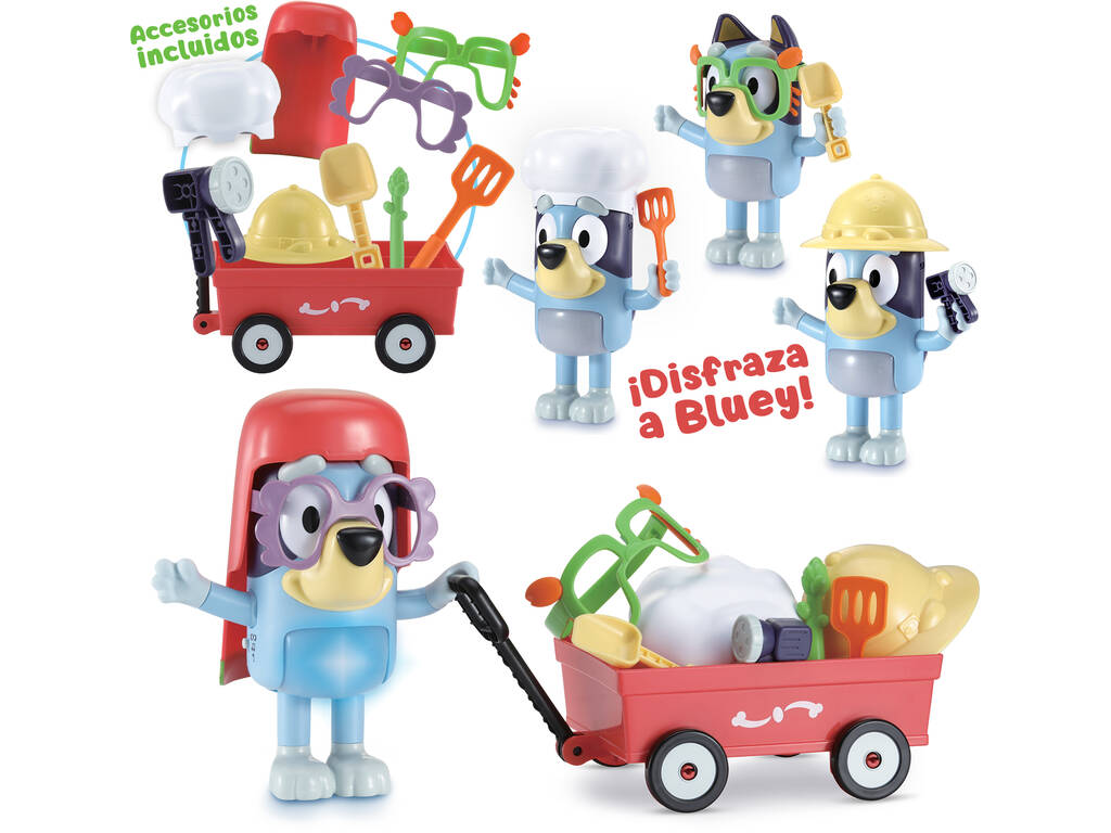 Bluey Figurine interactive Déguisez-vous avec Bluey!