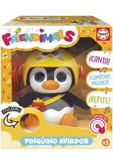 Friendimals Figurine interactive Pingouin aviateur avec lumière et sons