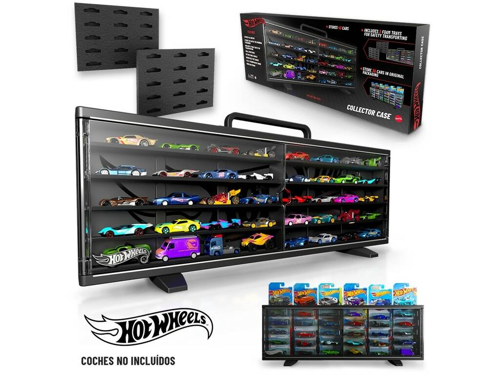 Hot Wheels Mallette présentoir collector pour 40 voitures