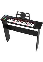 Idance Piano Digital G-600L con 37 Teclas Luminosas y Soporte de Madera