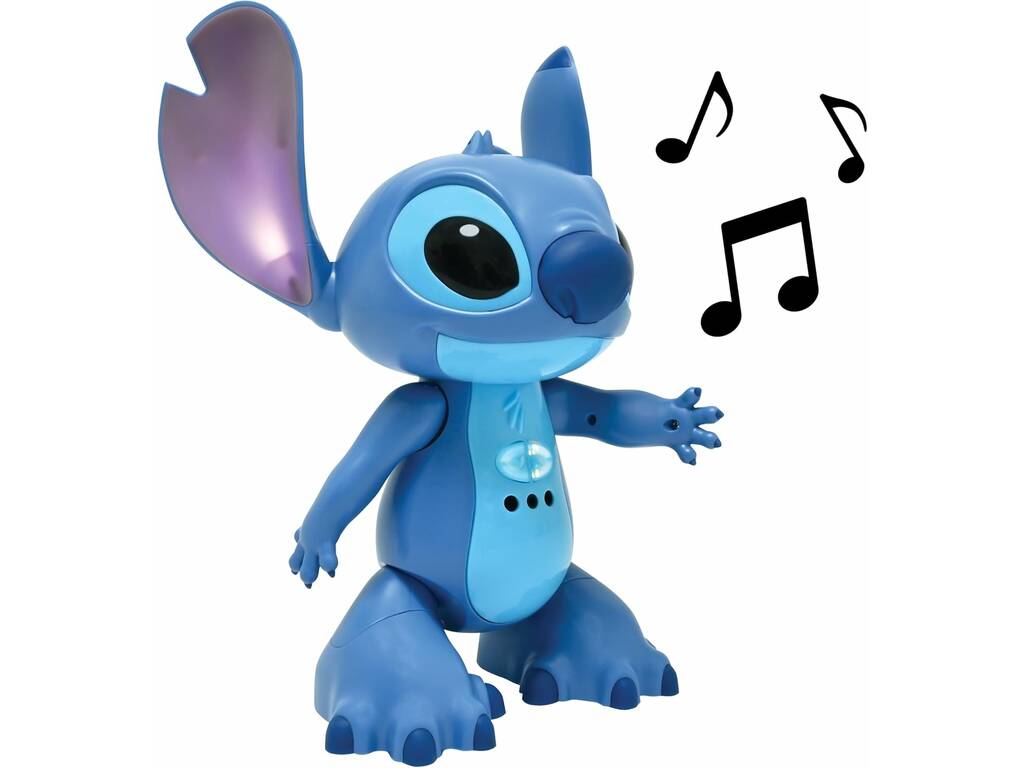 Disney Stitch Rotbot interactif télécommandé bilingue de 26 cm
