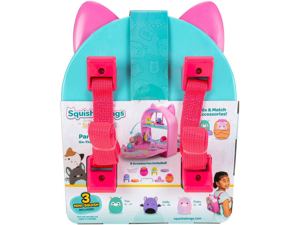 Squish-a-longs Original by Squishmallows Set de jeu à emporter pour la fête