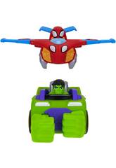 Spidey And His Amazing Friends Tanque em Equipa 2 em 1