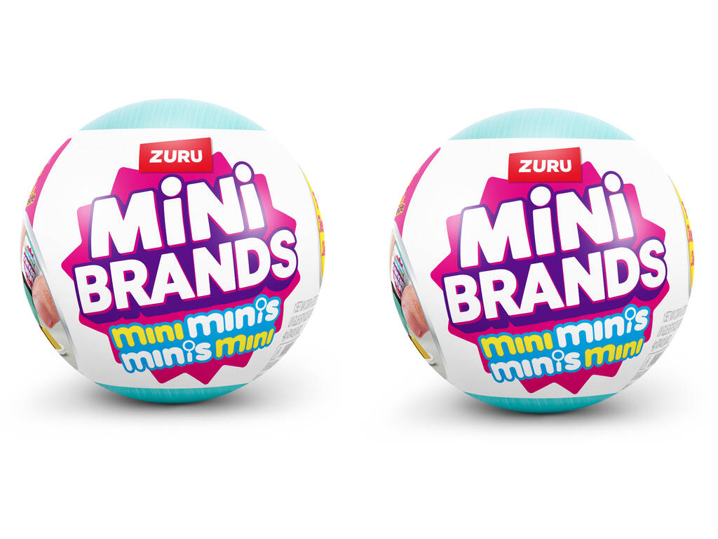 Zuru Mini Brands Pack Réfrigérateur avec 2 Boules Surprise Mini Minis 