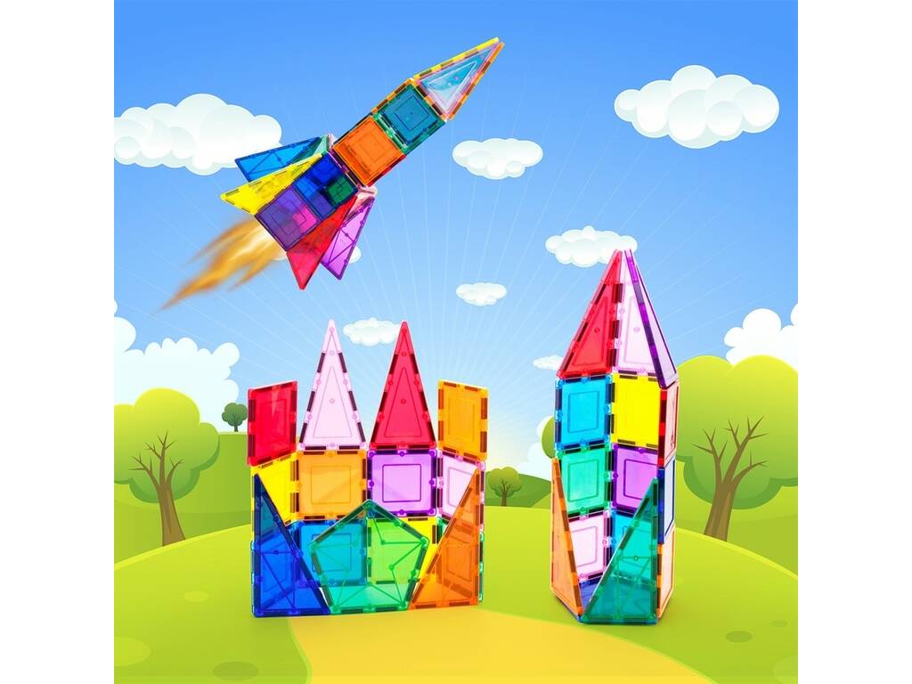 Picasso Tiles Créations magnétiques Pack de 32 pièces