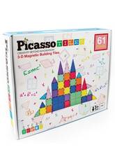 Picasso Tiles Creaciones Magnéticas Pack de 61 Piezas