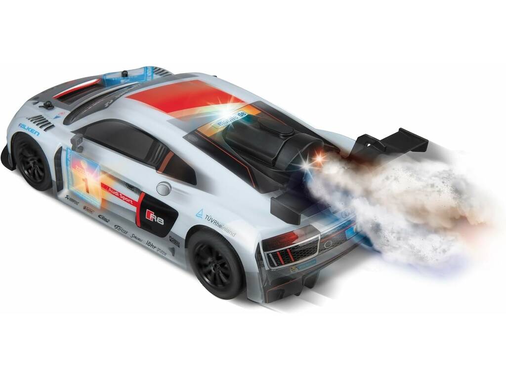 Voiture radiocommandée Audi R8 LMS 1:14 avec effet brouillard