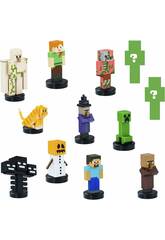 Pack Deluxe Minecraft avec 12 figurines avec cachet