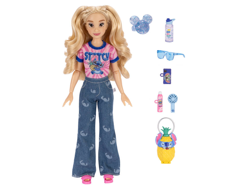 Disney Ily 4Ever Boneca Stitch Inspired de 29 cm com Acessórios