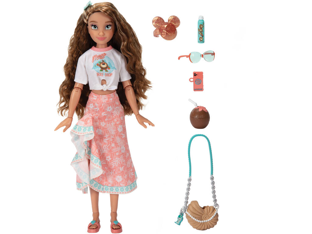 Disney Ily 4Ever Boneca Vaiana Inspired de 29 cm com Acessórios