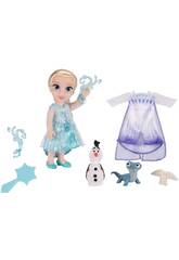 Poupée Disney Frozen Elsa de 15 cm avec Olaf et Bruni