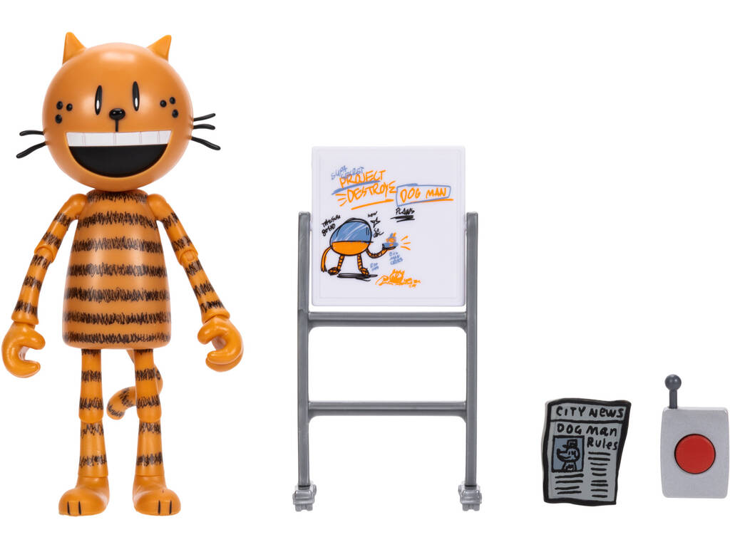 Dog Man Figurine Petey de 14 cm avec accessoires