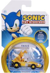 Sonic The Hedgehog Veículo Metálico Tails 6 cm