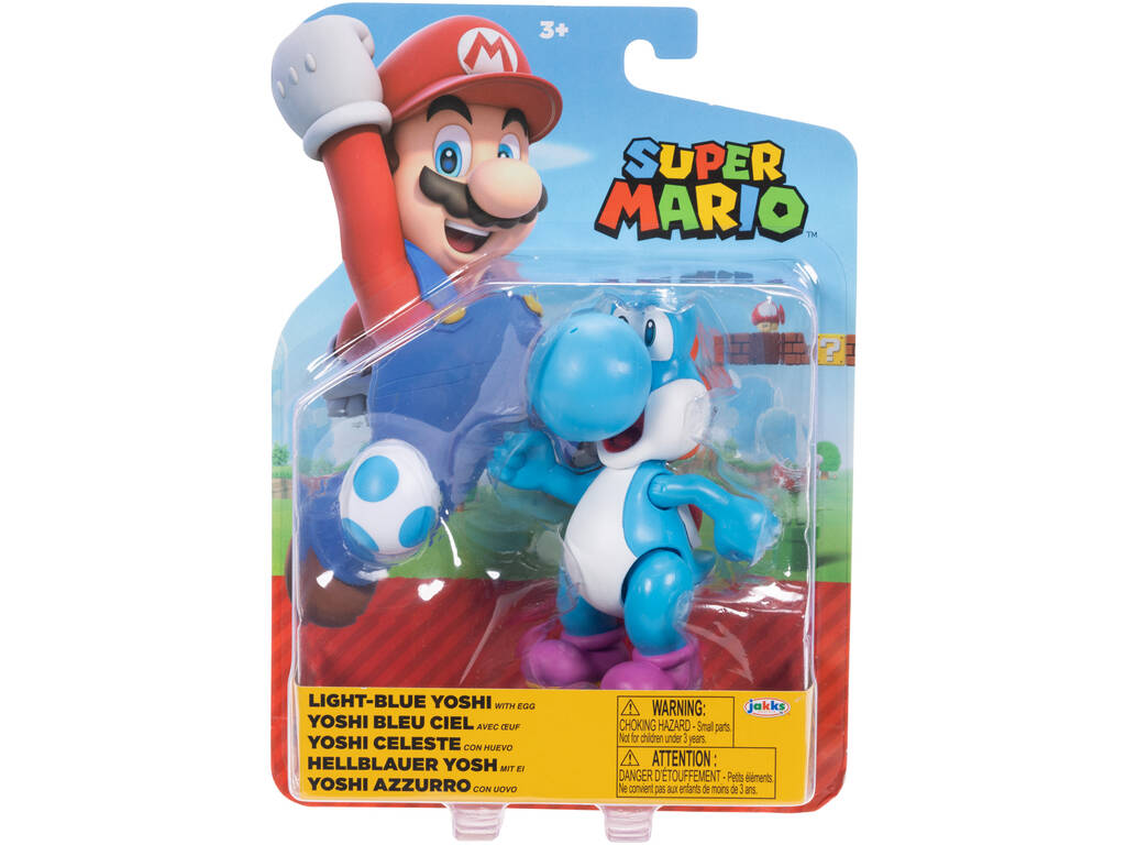 Super Mario Figura de Ação de 10 cm com Acessório