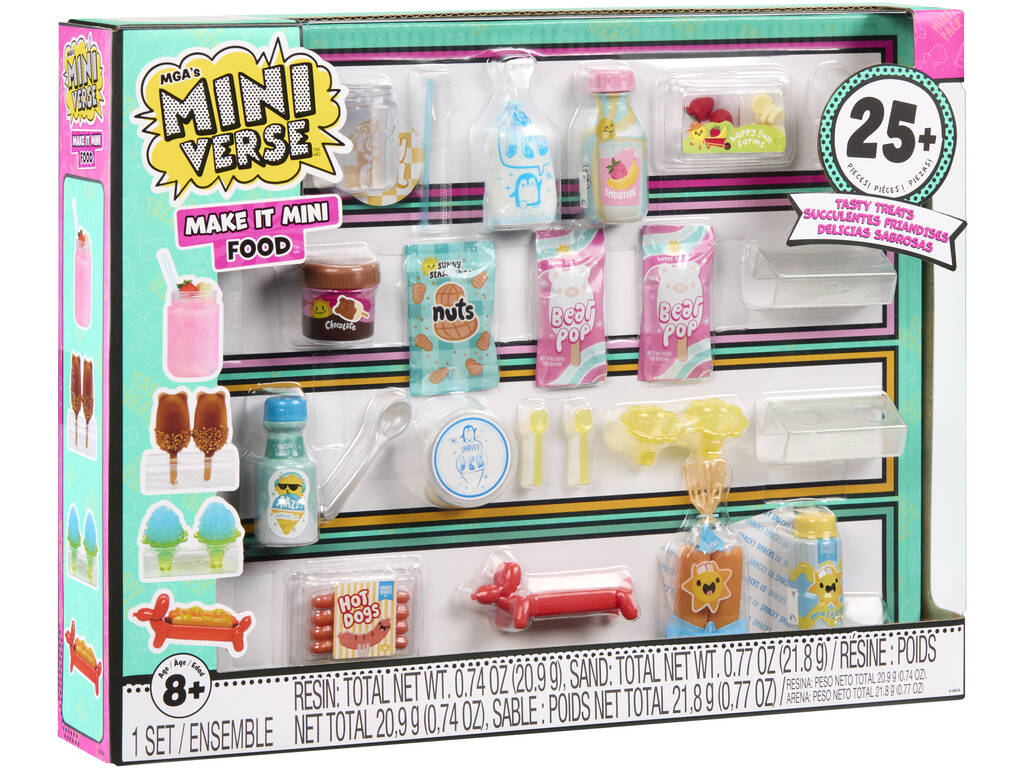MiniVerse Pack Make It Mini Food de 30 Piezas