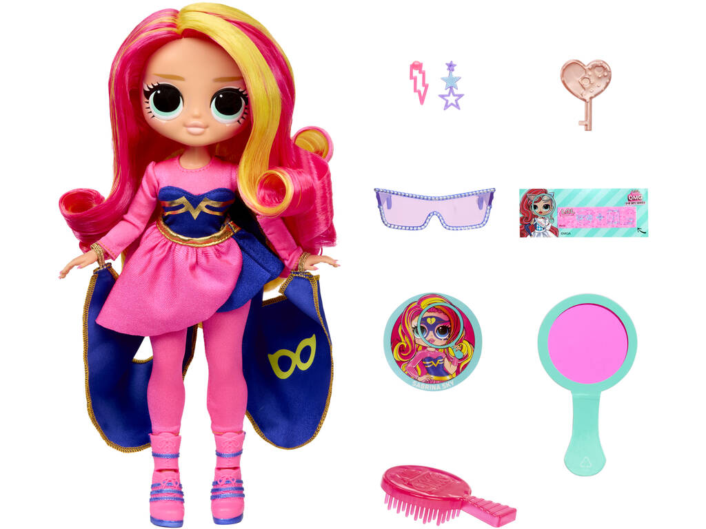 LOL Surprise OMG Eye Spy Series Poupée Sabrina Sky avec accessoires