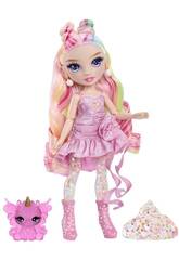 Rainbow High Shimmers Puppe Bella Parker mit Slime und Haustier