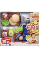 Little Tikes Creative Chefs Pack Hamburguesa con Masa y Arena Mágica