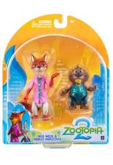 Disney Zootropolis 2 Pack 2 figurines de 10 cm