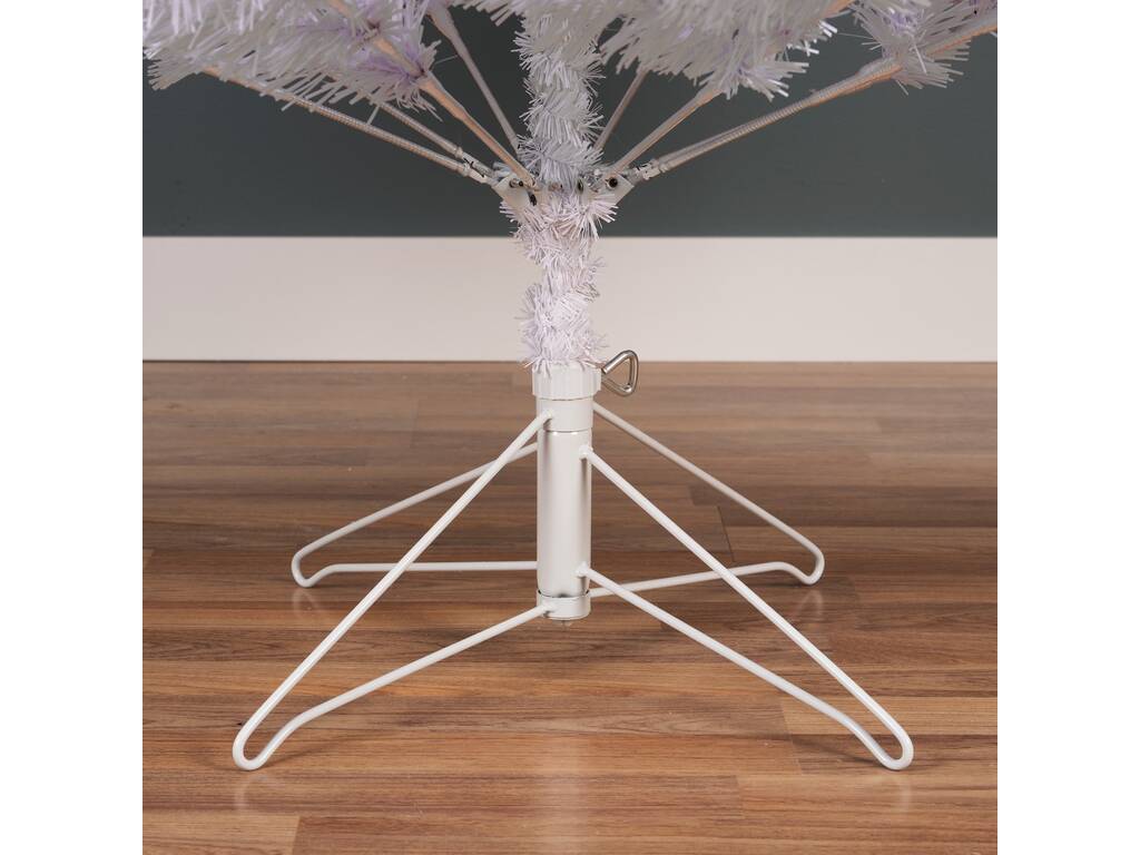 Sapin de Noël Imperial Blanc de 210 cm avec 770 branches Everlands