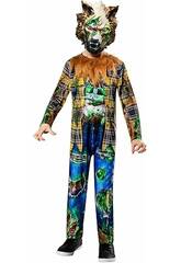 Fato Infantil Homem Lobo Tamanho S