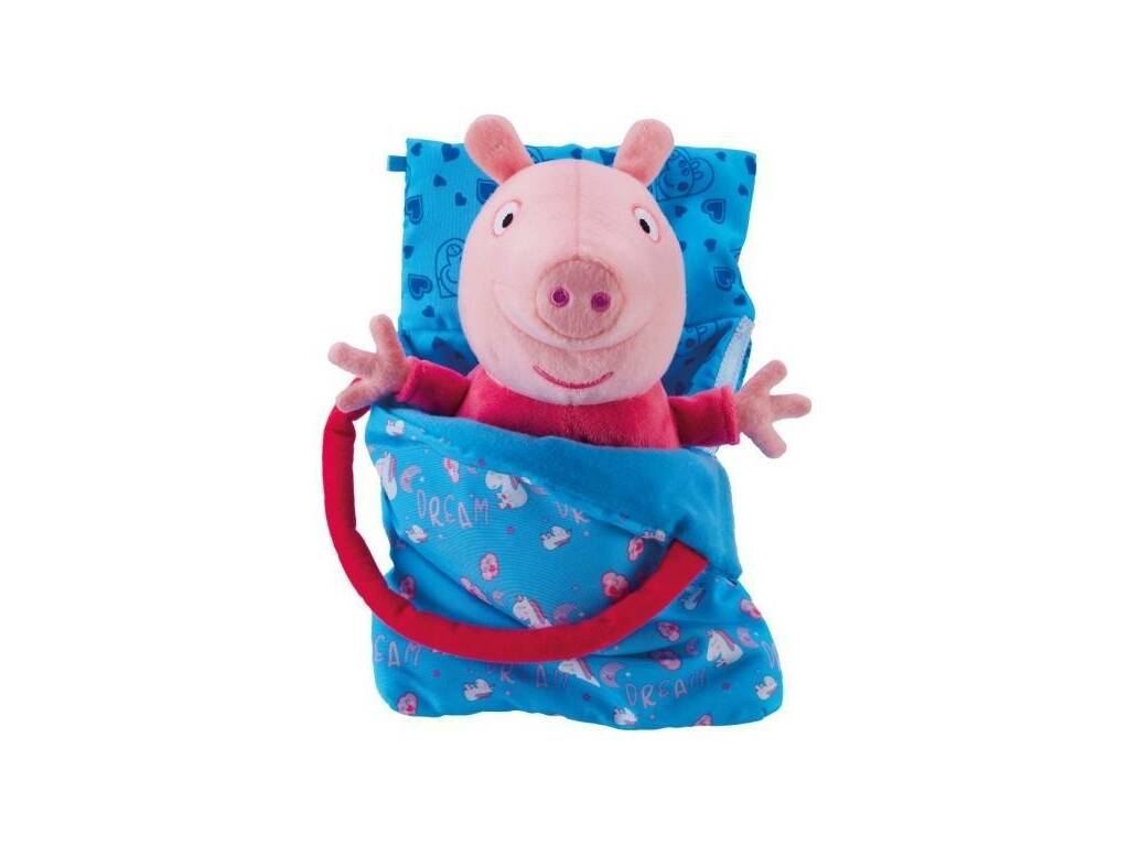 Peppa Pig Peluche Fiesta de Pijamas de 20 cm con Luz y Sonidos
