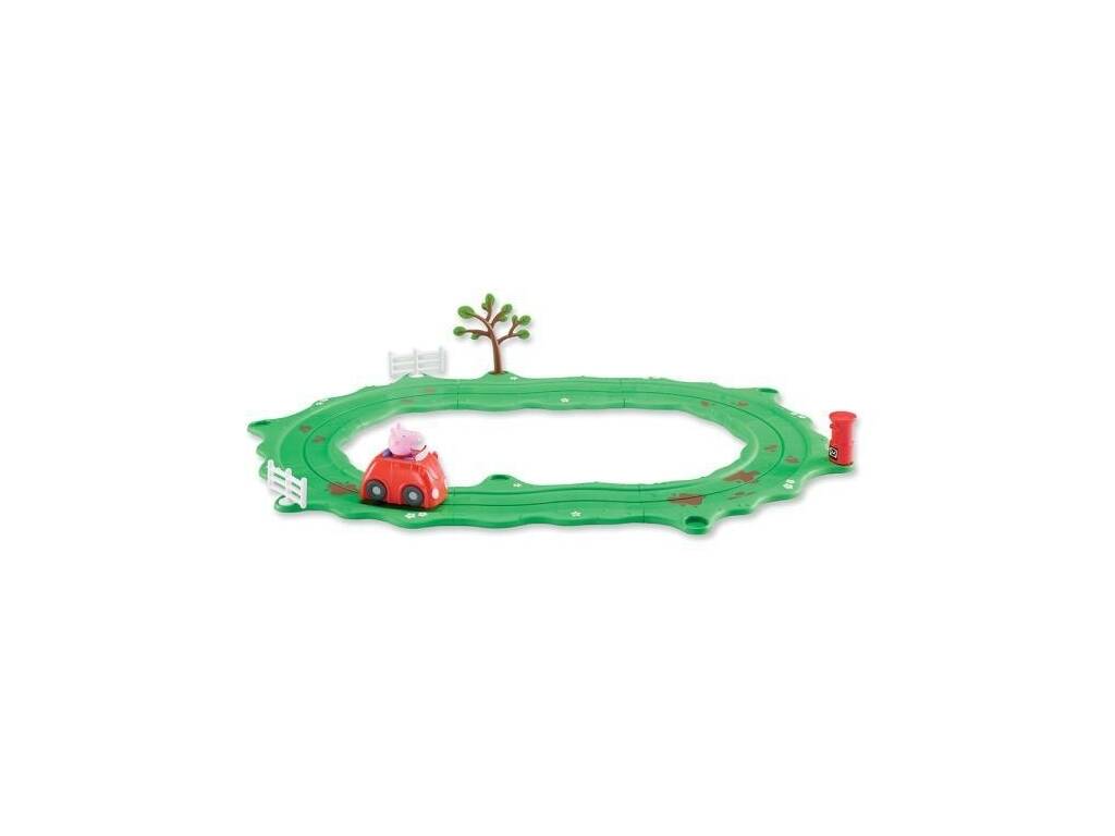 Peppa Pig Circuit Voiture rouge de Peppa