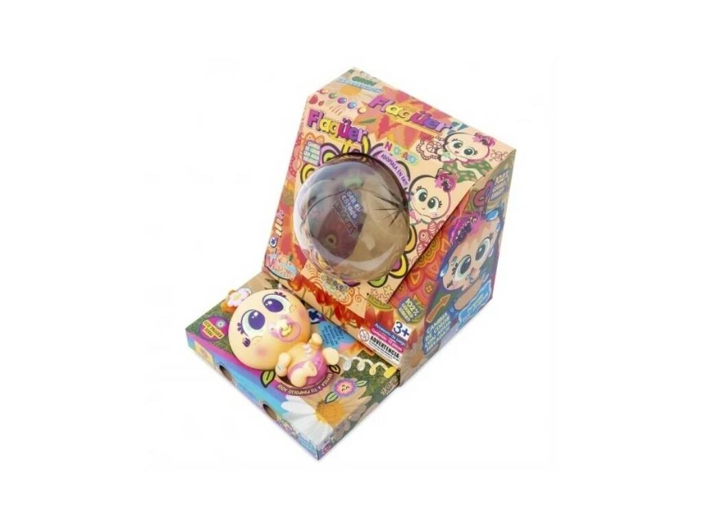 Ksimerito Ecofrendli Poupée Flagüer Orange avec accessoires