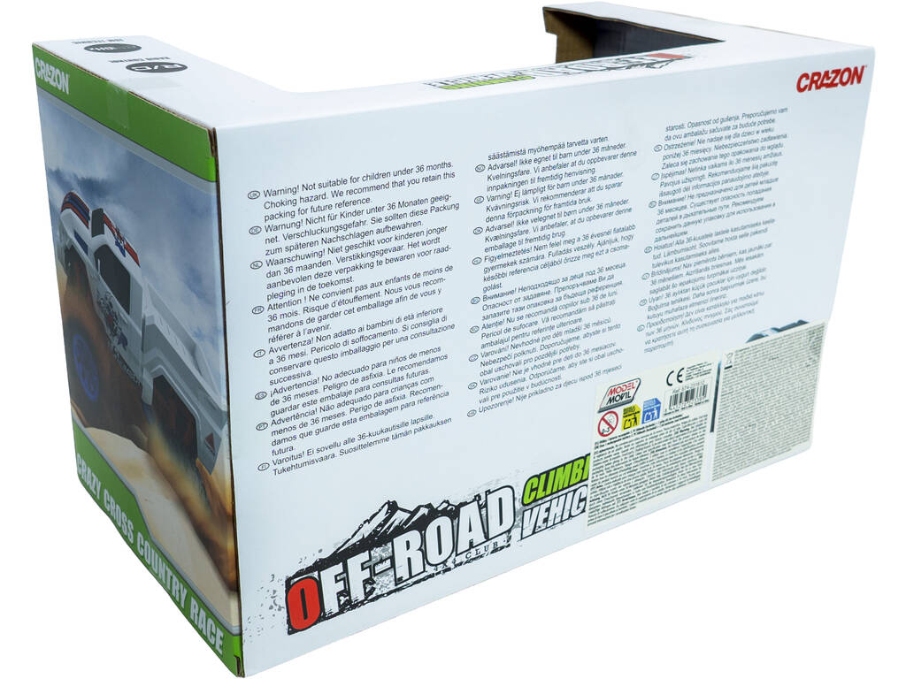 Voiture radiocommandée tout-terrain Monster Green