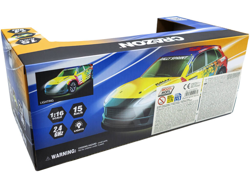 Voiture radiocommandée Crazon 333 1:16 avec éclairage