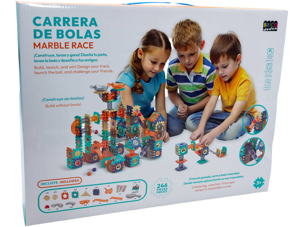 Set de billes avec 246 pièces