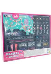 Set de bracelets avec plus de 30 breloques et perles