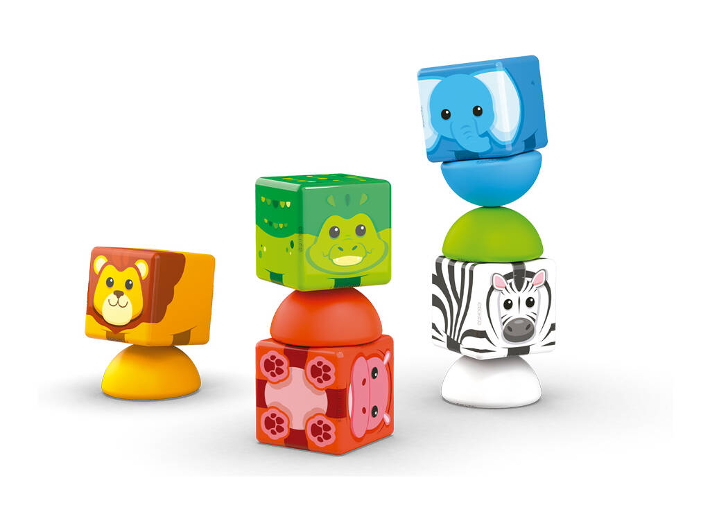 Geomag MagiCube Pack Stacking Safari de 10 Piezas