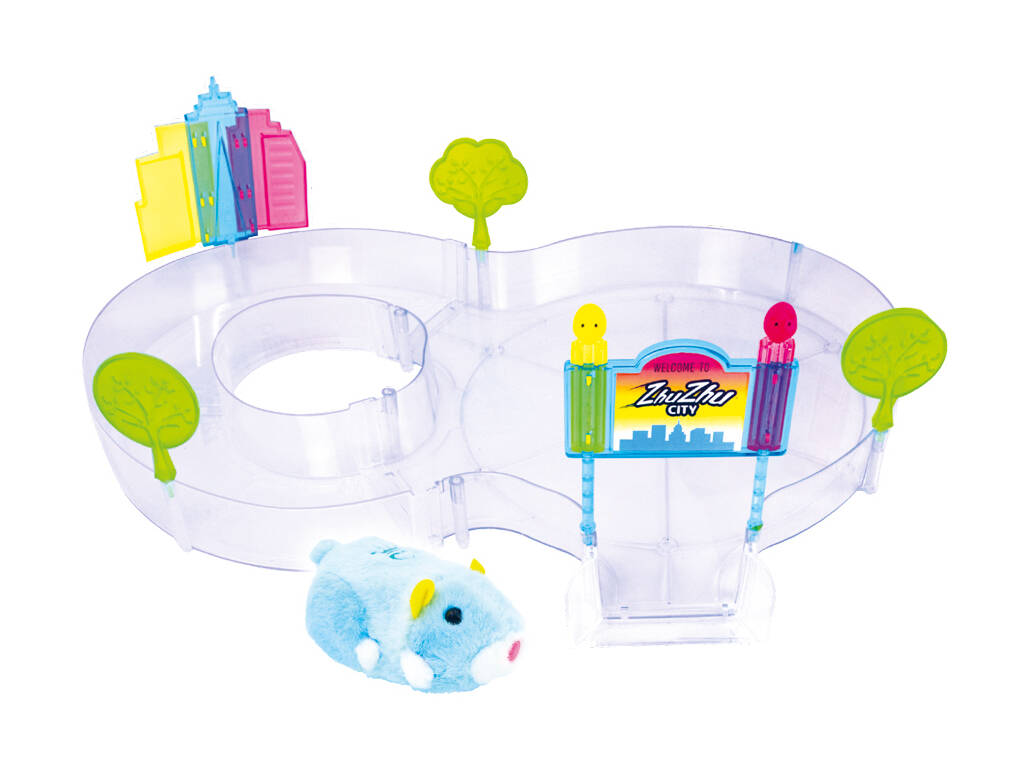 Zhu Zhu Pets Starter Set Centro de ZhuZhu City con Hamster