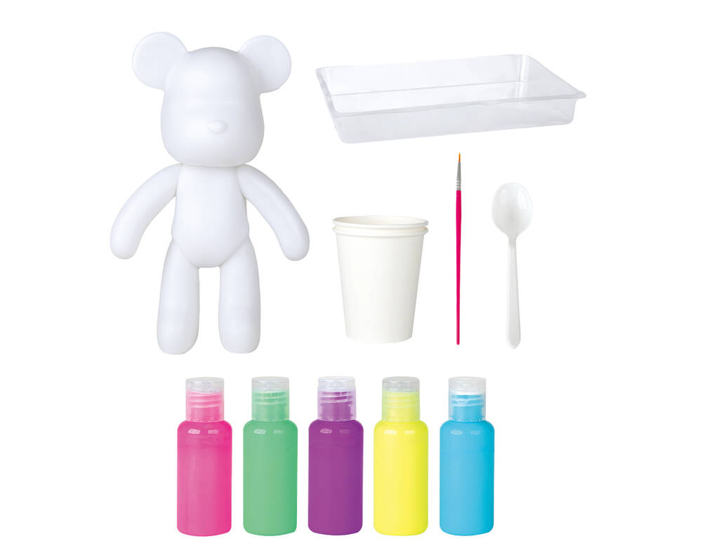 Marbleous Creations Kit de Pintura Marble Bear de 23 cm