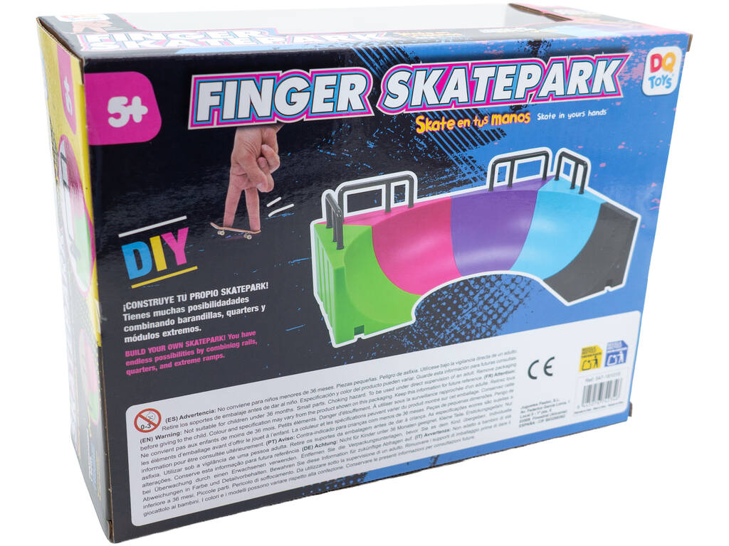 Finger Skatepark Conjunto Estrutura de Acrobacias com Moto e Skates