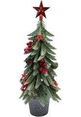 Décoration de Noël Arbre de Noël décoré de 38 cm