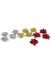 Décoration de Noël Set de 12 pompons autocollants de 5,5 cm