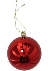Décoration de Noël Boîte de 16 boules de Noël rouges de 5 cm
