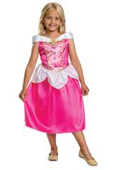Fato Infantil Princesas Disney Aurora 5-6 Anos