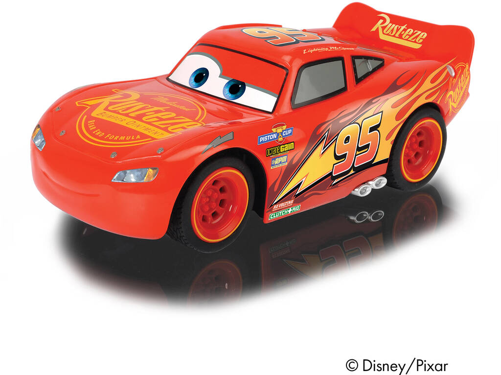 Disney Cars Coche RayoMcQueen Single-Drive Radio Control de 14 cm