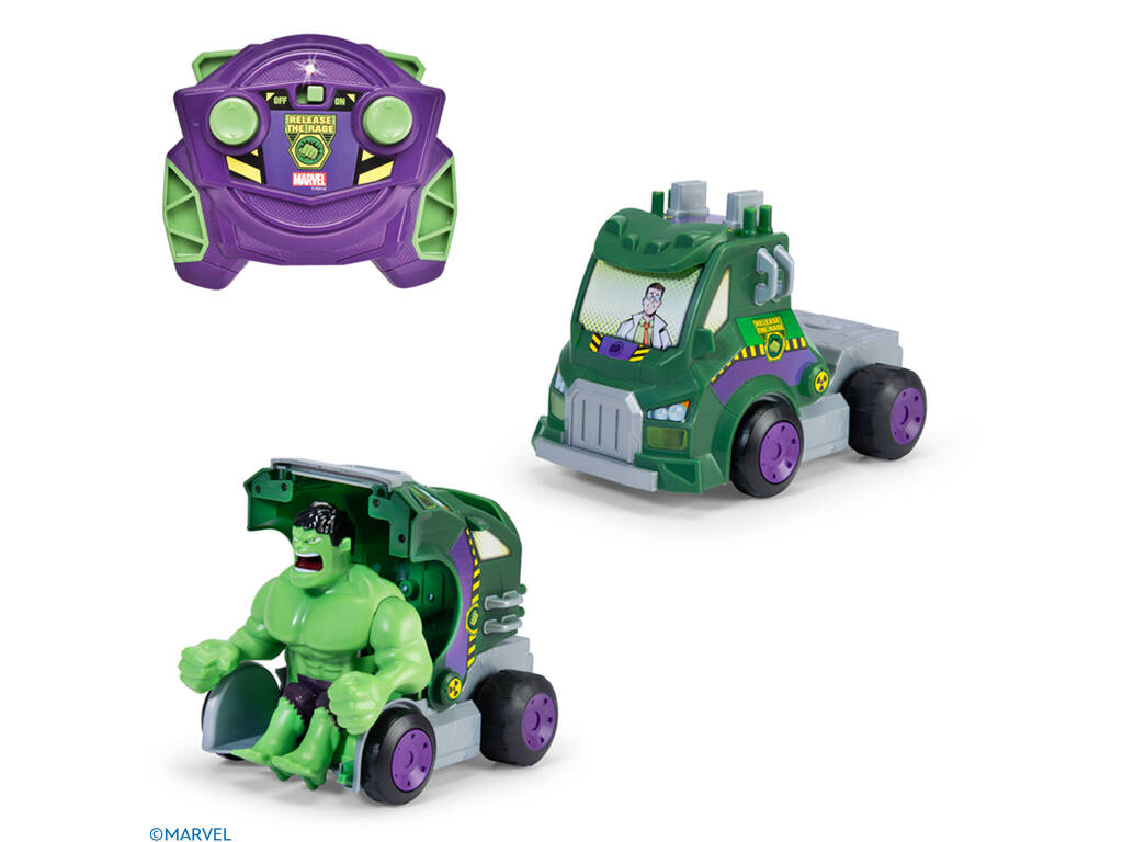 Marvel Avengers Auto Hulk Smash Radiocomandata da 19 cm