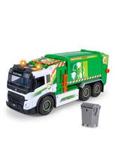Camion de recyclage Volvo 55 cm avec lumières et sons